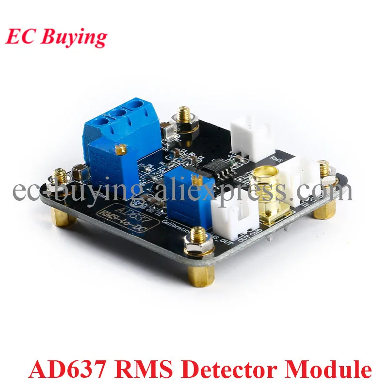 AD637 RMS Detector Module Peak Voltage Detection AC Signal Data Acquisition Filter Function Demo Board