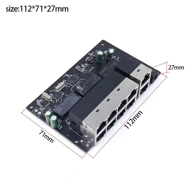 Standard protocol 802.3AF/AT  48V POE OUT/48V poe switch 100 mbps  8port POE with 2port uplink/NVR ; Watchdog function