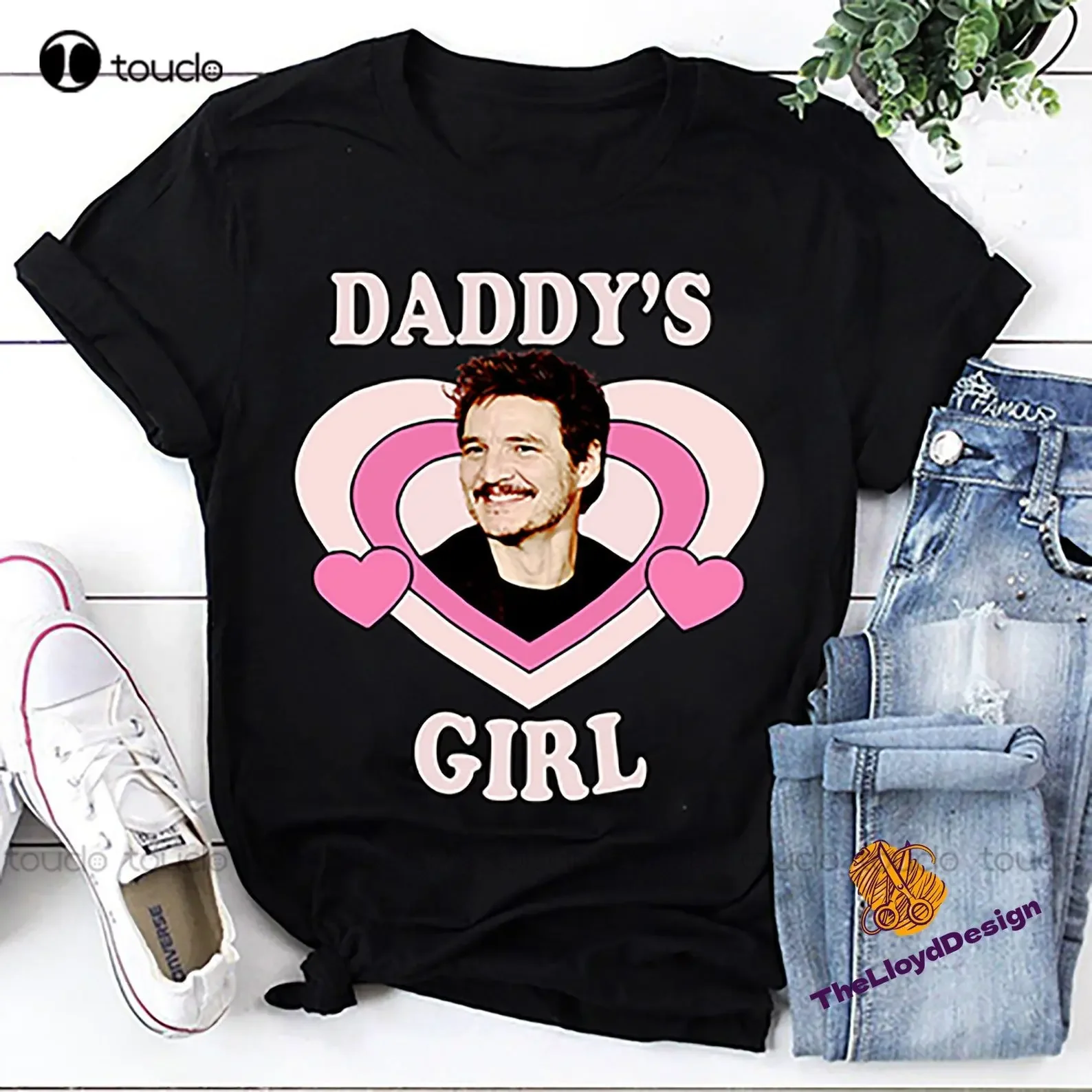 

Футболка Pedro Pascal Daddy'S Girl Рубашка Pedro Pascal Футболка унисекс Футболки для женщин Забавная художественная уличная футболка с героями мультфильмов Xs-5Xl