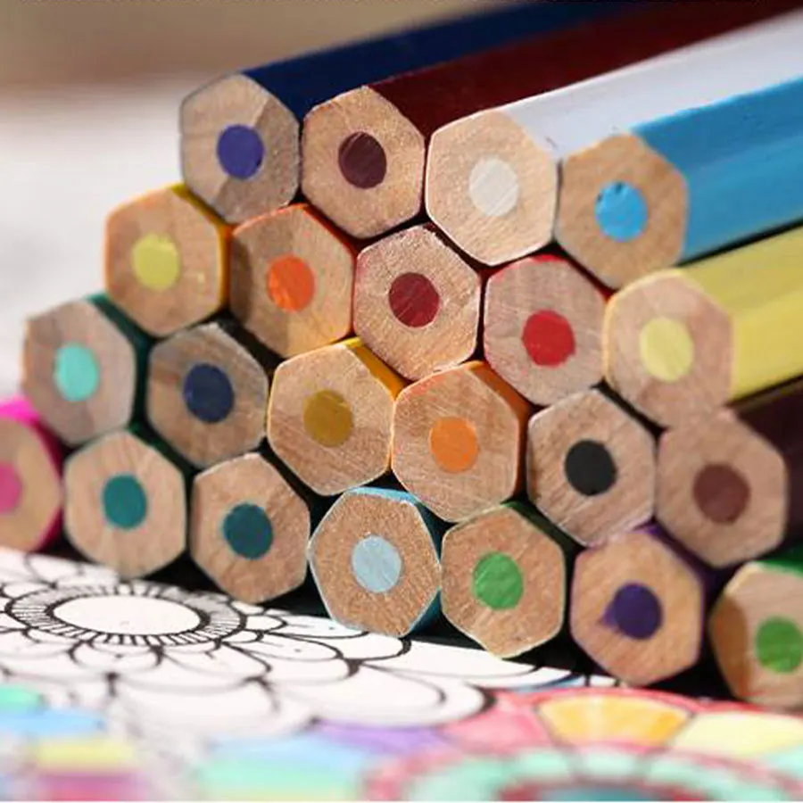 Colored Pencil Set 12-72 Colors Professional Oily Water SolubleSketch Drawing Pencils School Art Supplies Not Easy To Break