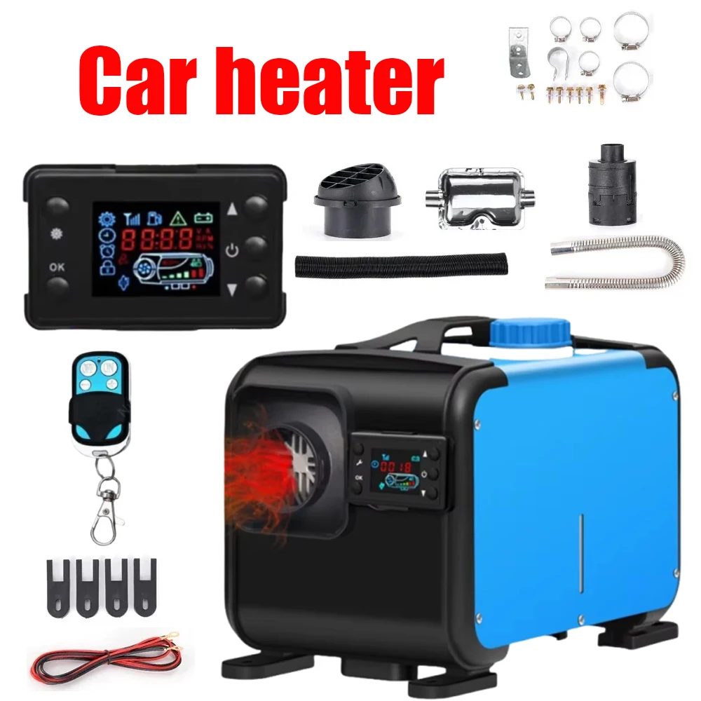 Car Diesel Heater 220V 5000W Integrated Aluminum Shell Car Air Parking Heater Suitable for Buses RVs Camper Heaters