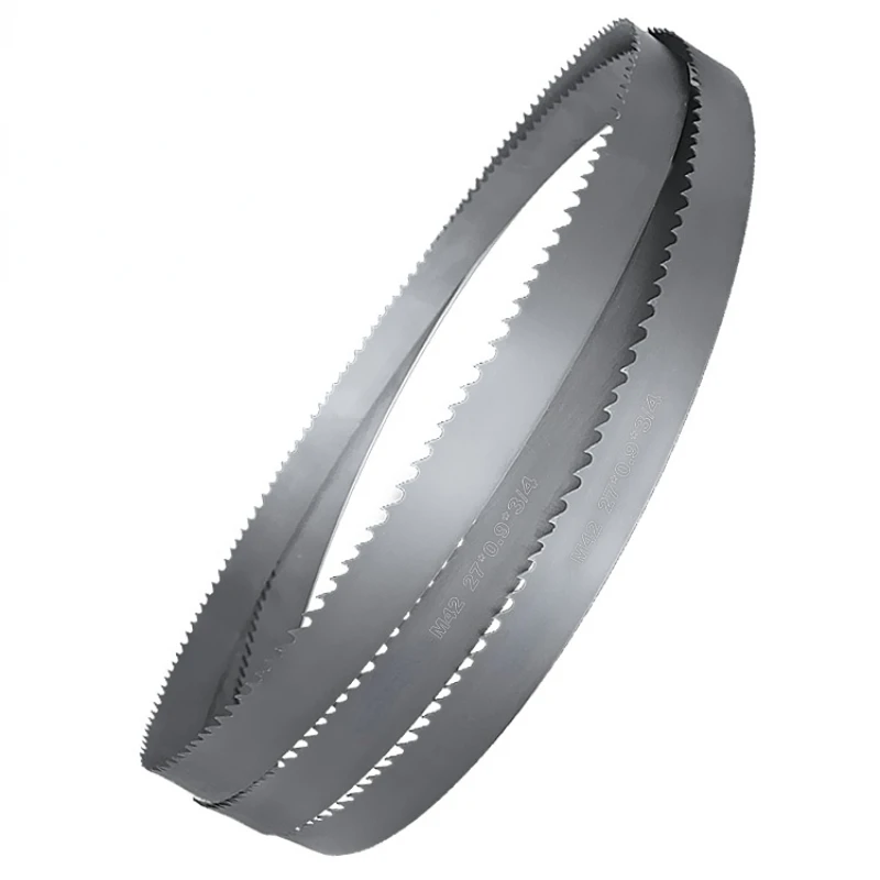 

Customize Length 27mm Width M42 Bimetal Band Saw Blade for Cutting Metal Stainless Steel Wood