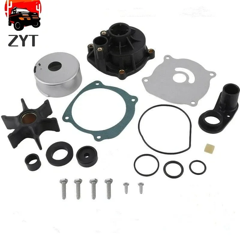 

Water Pump Impeller Kit 5001594 395060 434421 395062 Suitable for Evinrude Johnson 85 88 90 110 112 115 HP V4 Outboard Engine