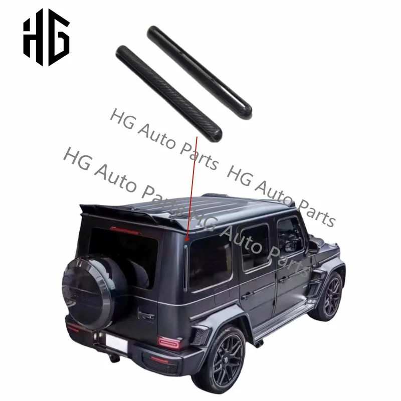 

Real Carbon Fiber Car Window A C Pillars Shape Cover Trim Sticker For Mercedes Benz G-Class Wagon W464 W463A G63 G500 G550 2019+