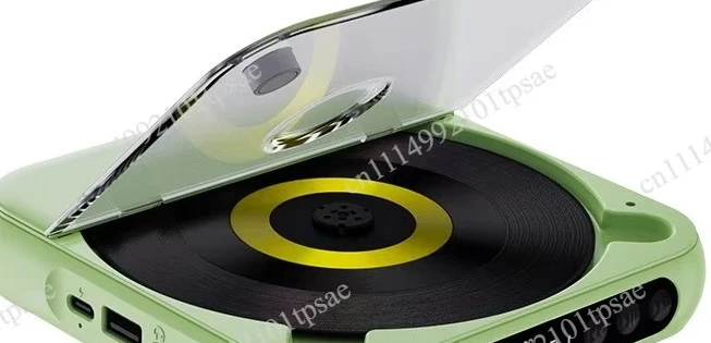 Bluetooth CD player Repeater Thin and light Walkman, English listening album CD mini player Home speaker