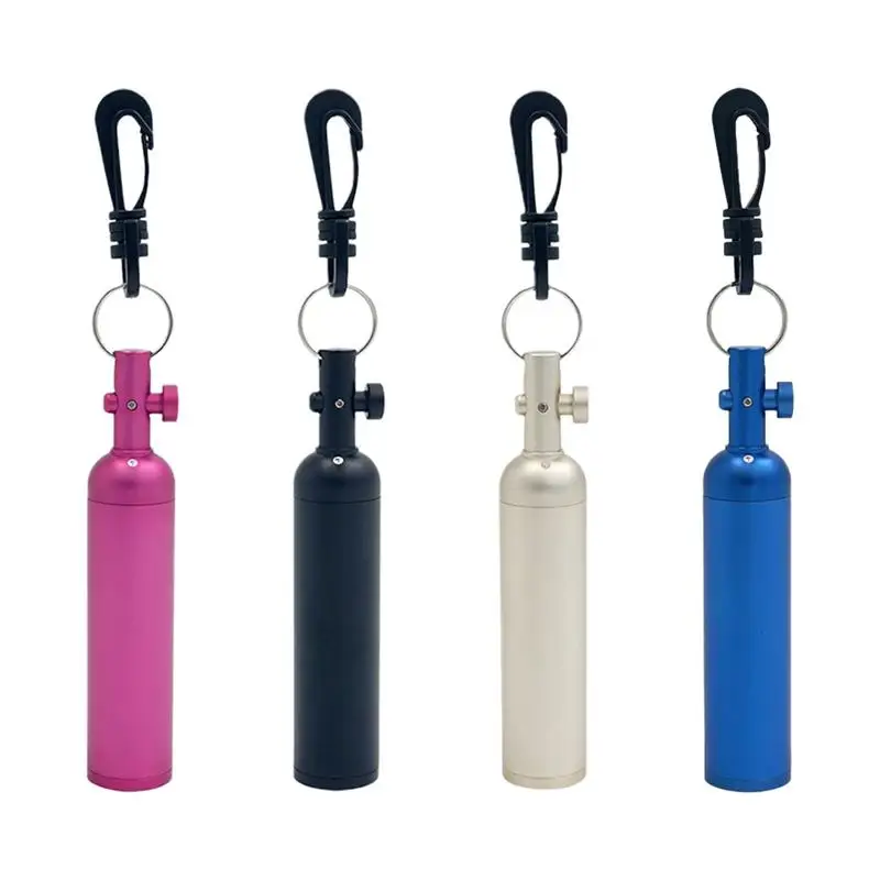 

Scuba Rattle Underwater Shaker Aluminum Alloy Diving Rattle With Clip Noise Maker Signal Bell Diving Stick Communication Device