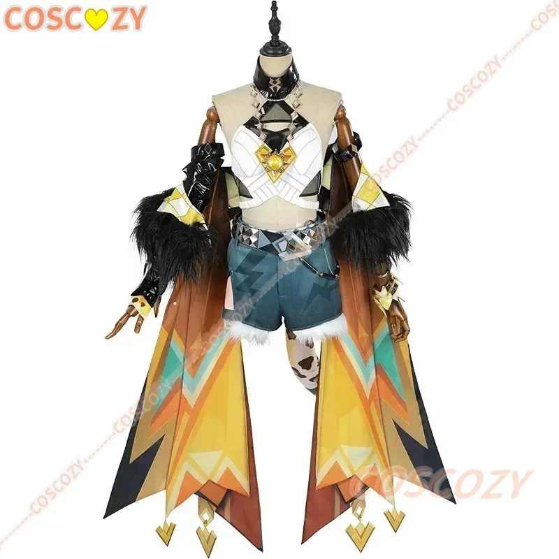 حديثا جينشين إمباكت زييلونين أزياء تنكرية للهالوين كرنفال اتفاقية لعب الأدوار لعبة غير موحدة شعر مستعار آذان ذيل مجموعة للمرأة