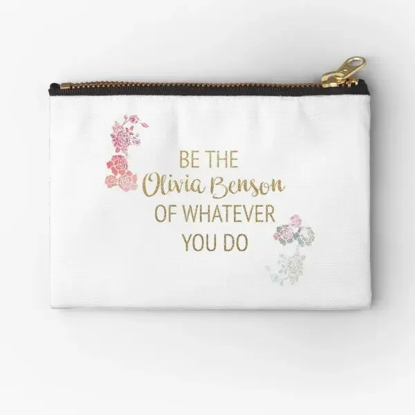 Be The Olivia Benson Of Whatever You Do  Zipper Pouches Pure Panties Small Money Bag Underwear Packaging Coin Socks Storage