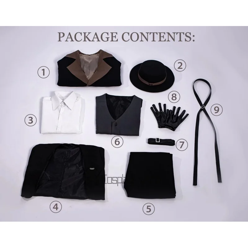 ناكاهارا تشويا كوسبلاي أنيمي R-جودة موحدة تشويا زي قبعة قفازات