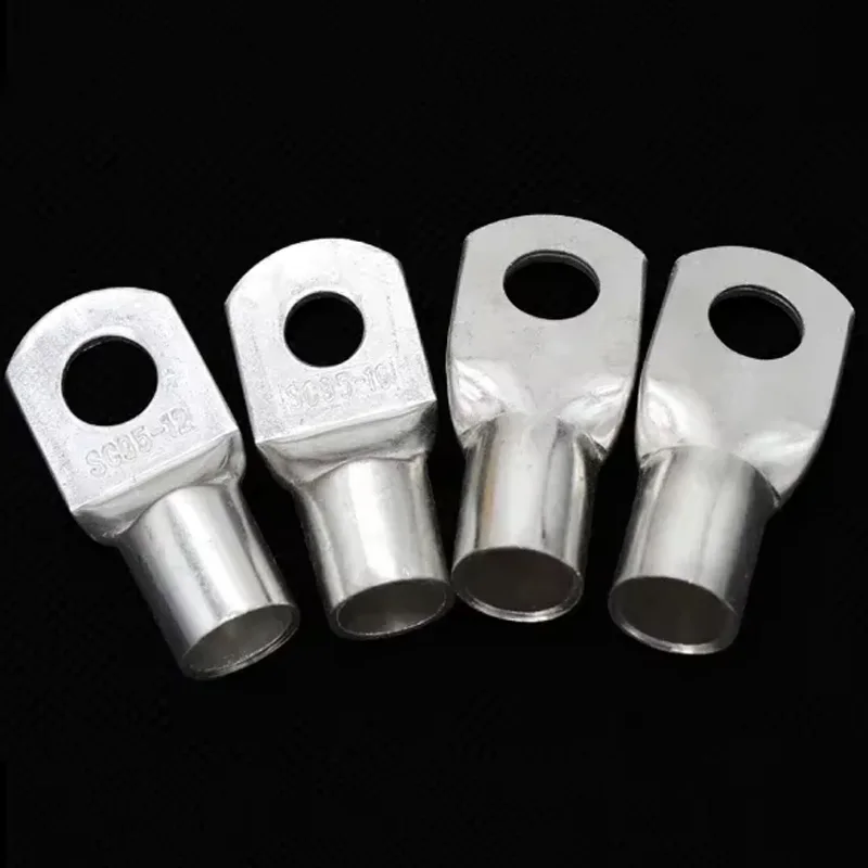 SC Type Wire Nose Terminal SC6/SC10/SC16/SC25/SC35/SC50/SC70/SC95m㎡ Hole 6/8/10/12mm Crimp Terminal Cable Connector