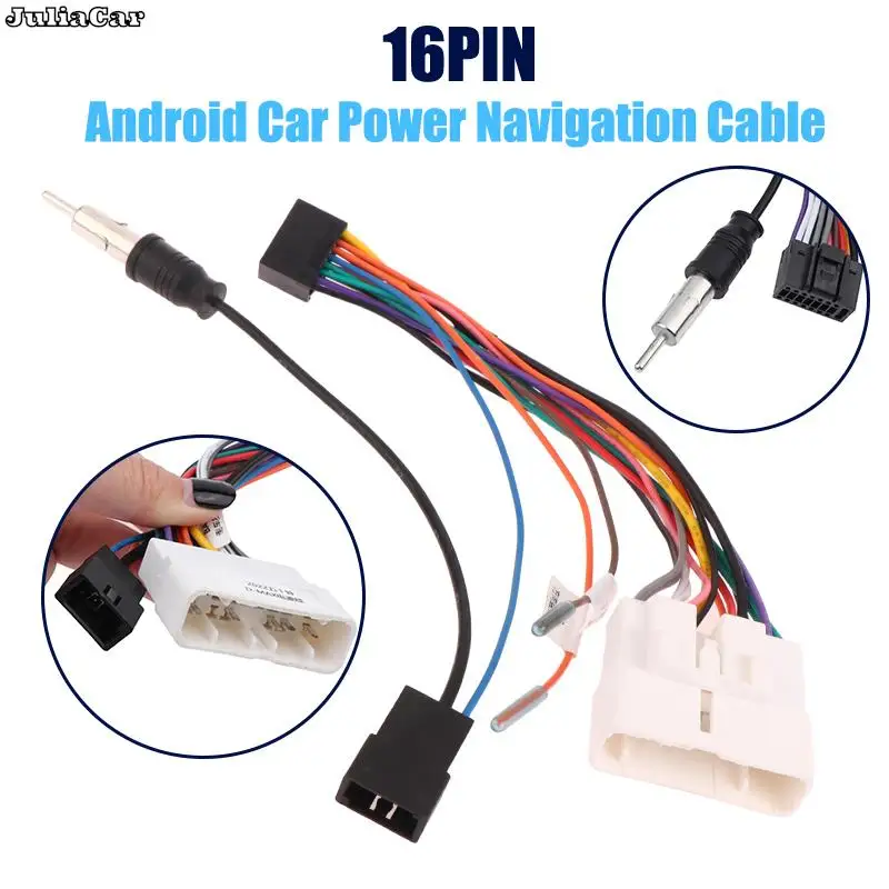 

Android Car Power Navigation Cable 16PIN Modified Line Adapter For Isuzu D-Max Harness Line Accessories