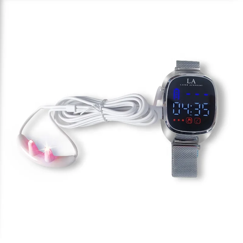 heart rate 650nm new laser watch Physiotherapy Equipment Semiconductor Blood Pressure Watch Laser Treatment Instrument