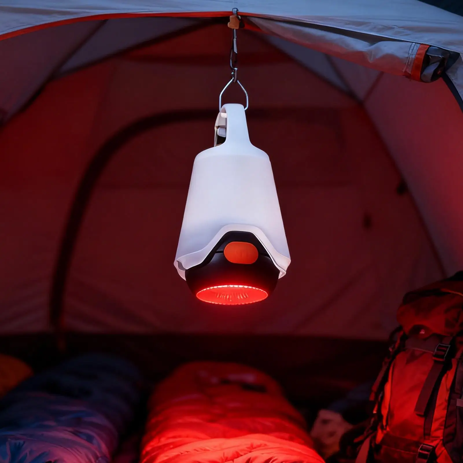 

Rechargeable LED Camping Lights Super Bright Mini Tent Lamp Portable Outdoor Lights for Hiking, with Hook for Tent/Hanging