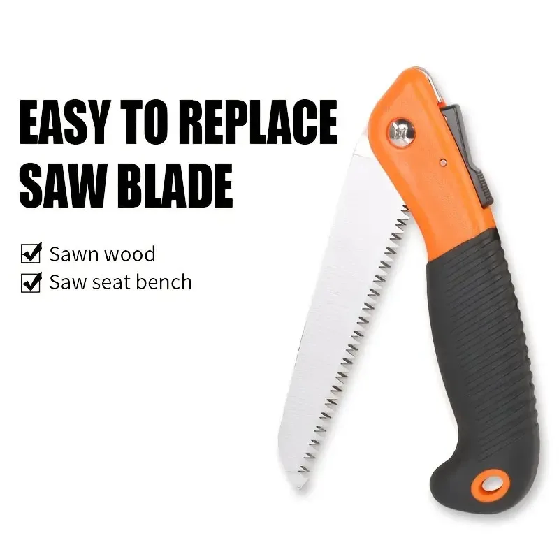 Folding Hand Saw Gardening Hand Outdoor Pruning Cutting Hacksaw Woodworking Folding Saw Multipurpose Gardening Saw Hand Tools