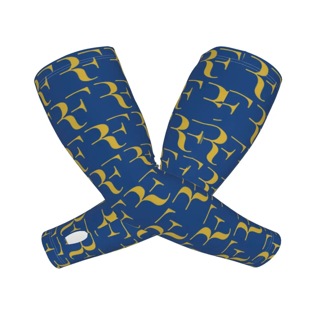 أكمام أذرع خارجية من روجر فيدرر، غطاء حماية من الأشعة فوق البنفسجية للشمس، أكمام وشم لركوب الدراجات من الحرير الجليدي #1