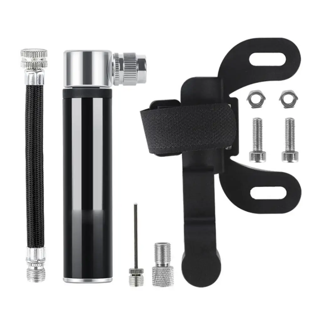 

1 Set Mini Inflator Tire Pump Portable Aluminum Alloy Mountain Road Bike Air Cycling Pump Manual Parts (Box Packing)