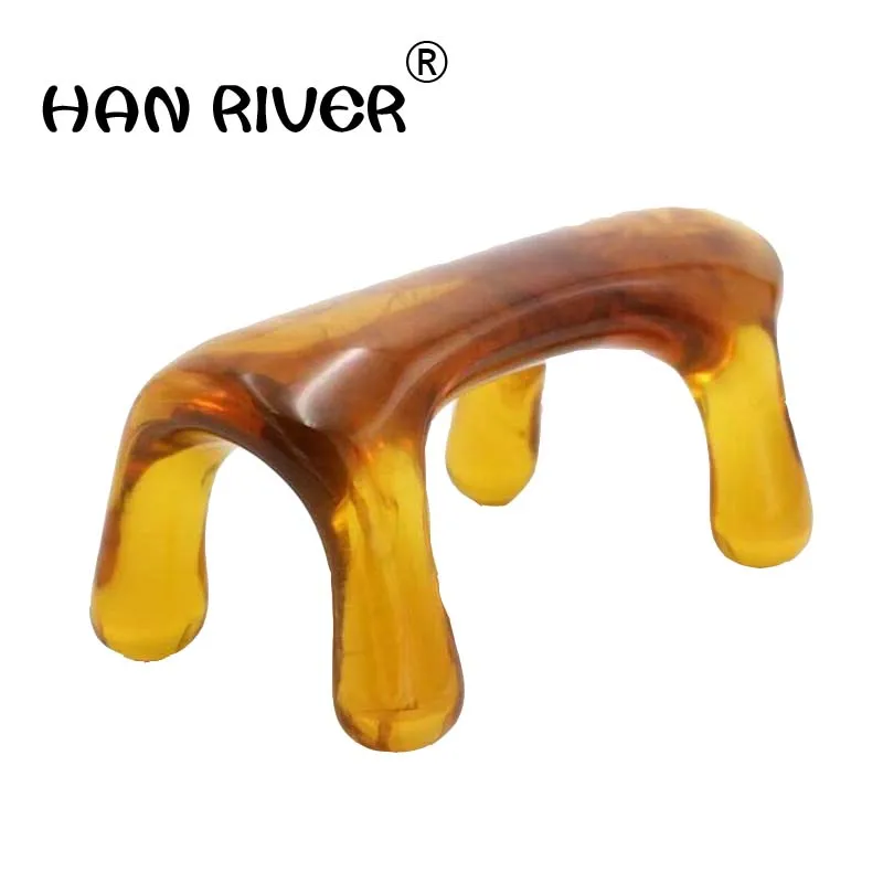 Massage dog amber-colored dog back abdomen waist leg massager home handheld meridian health care