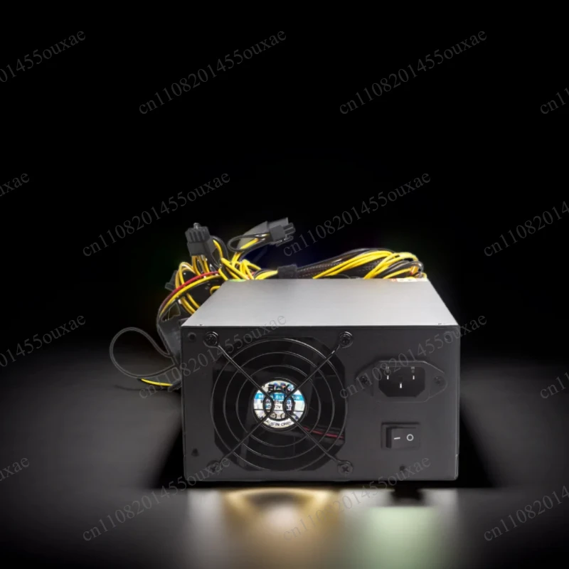 2000W 80Plus Gold Certified PSU 180V-240V Built-in Cool Fan for 8 GPU Server Mining PC