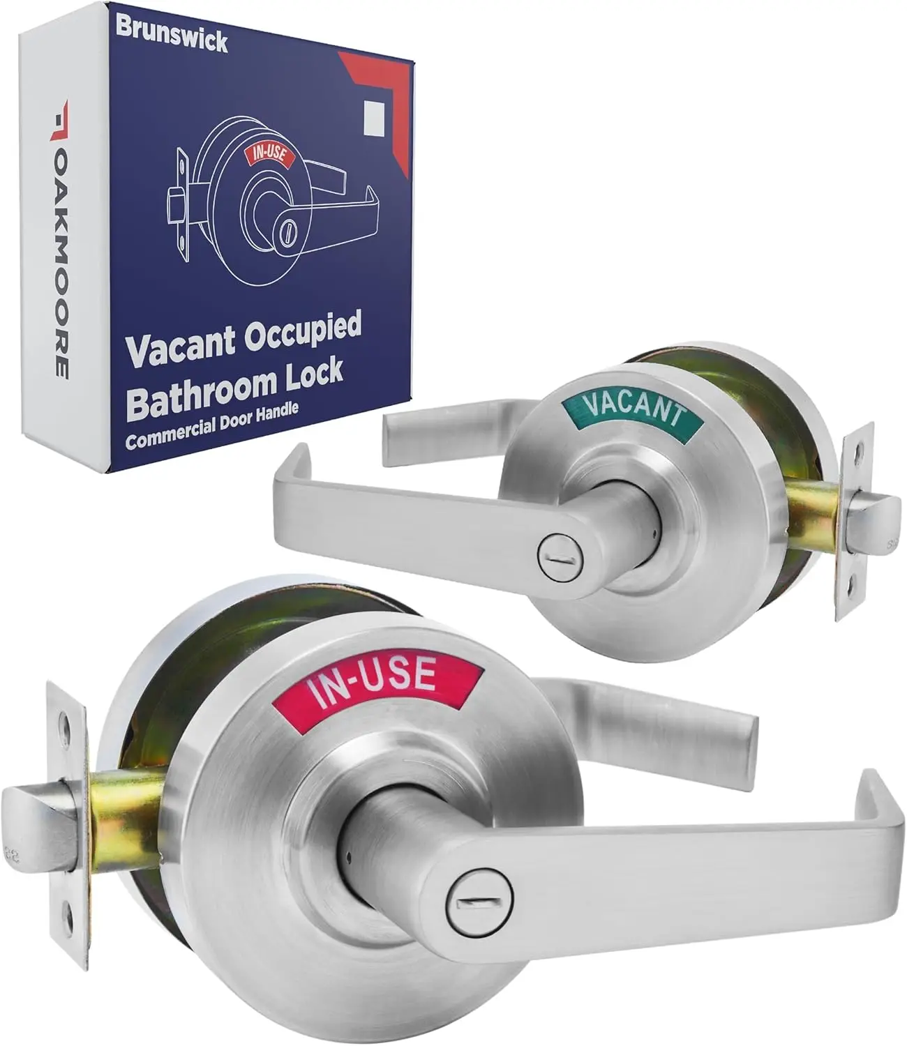 

Commercial Door Handles & Restroom Locks for Public Bathrooms and Industrial Buildings