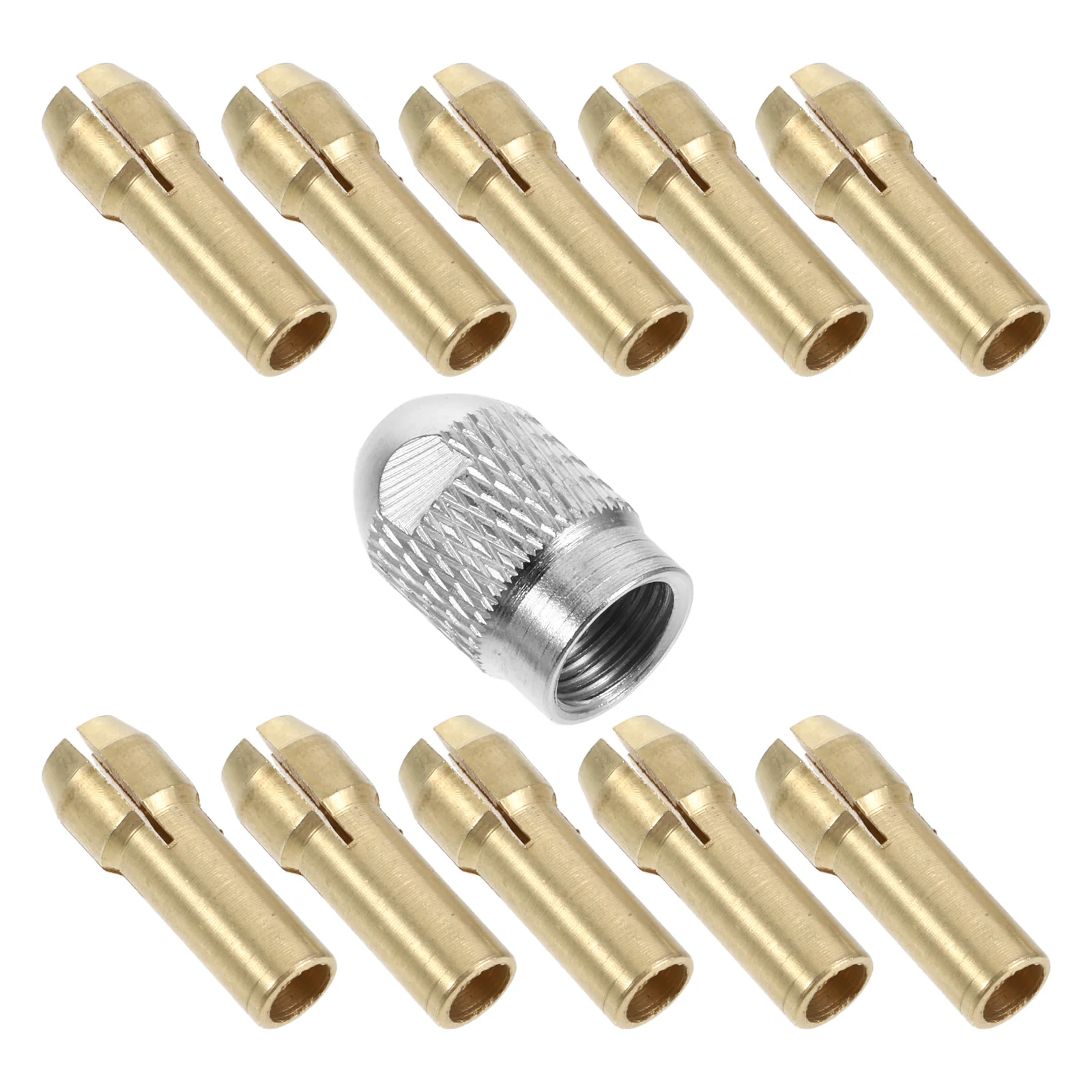 1 Set Miniature Drill Chuck High-Efficiency Grinding Precision Polishing Portable Wear-Resistant Collet Chuck For Rotary Tool