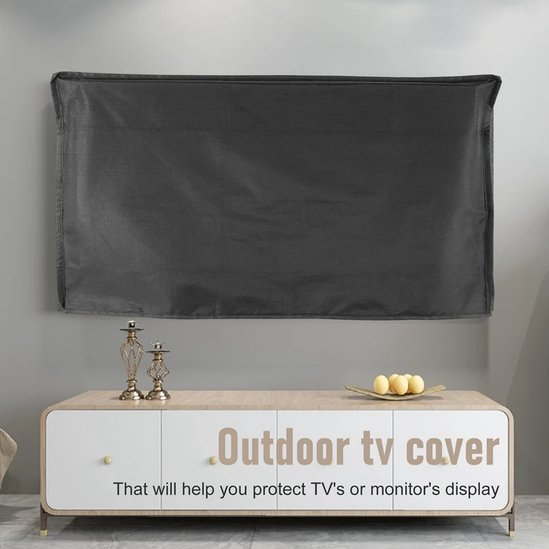 Copertura per TV da esterno Copertura per TV da esterno da 22-24 pollici con copertura inferiore Protezione antipolvere resistente alle intemperie