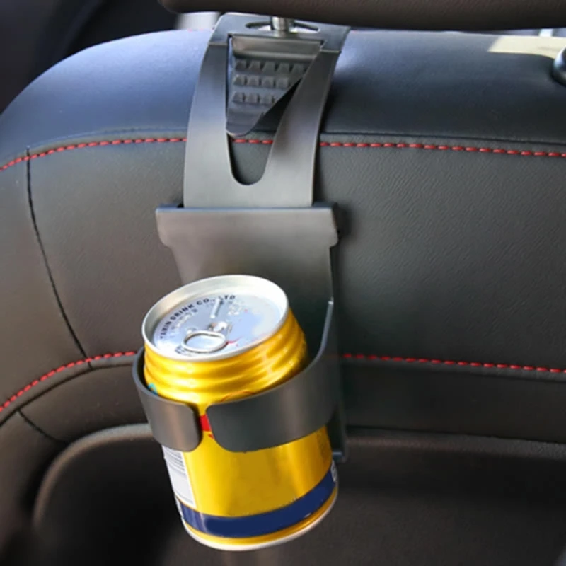 Car Cup Holder Organizers Drink Bottle Holder Stand Plastic Trash Container for Water Bottle and Other Small Item