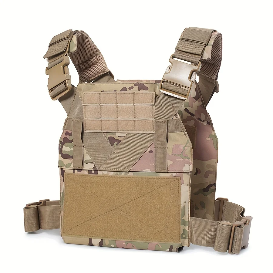 Tactical Quick Release Training Vest, Lightweight Camouflage Sports Vest, Field Protection Training Equipment