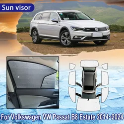 Sun Shade For Volkswagen VW Passat B8 Estate 2014~2024 Car Full Coverage Sunshade Windshield Side Window Sunshade Accessories