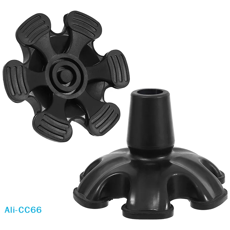 

【C】19MM Cane Tips 6 Pillar Design Nonslip Rubber Crutch End Mat With For Walking Stick Shooting Stick Crutch Tips Accessories