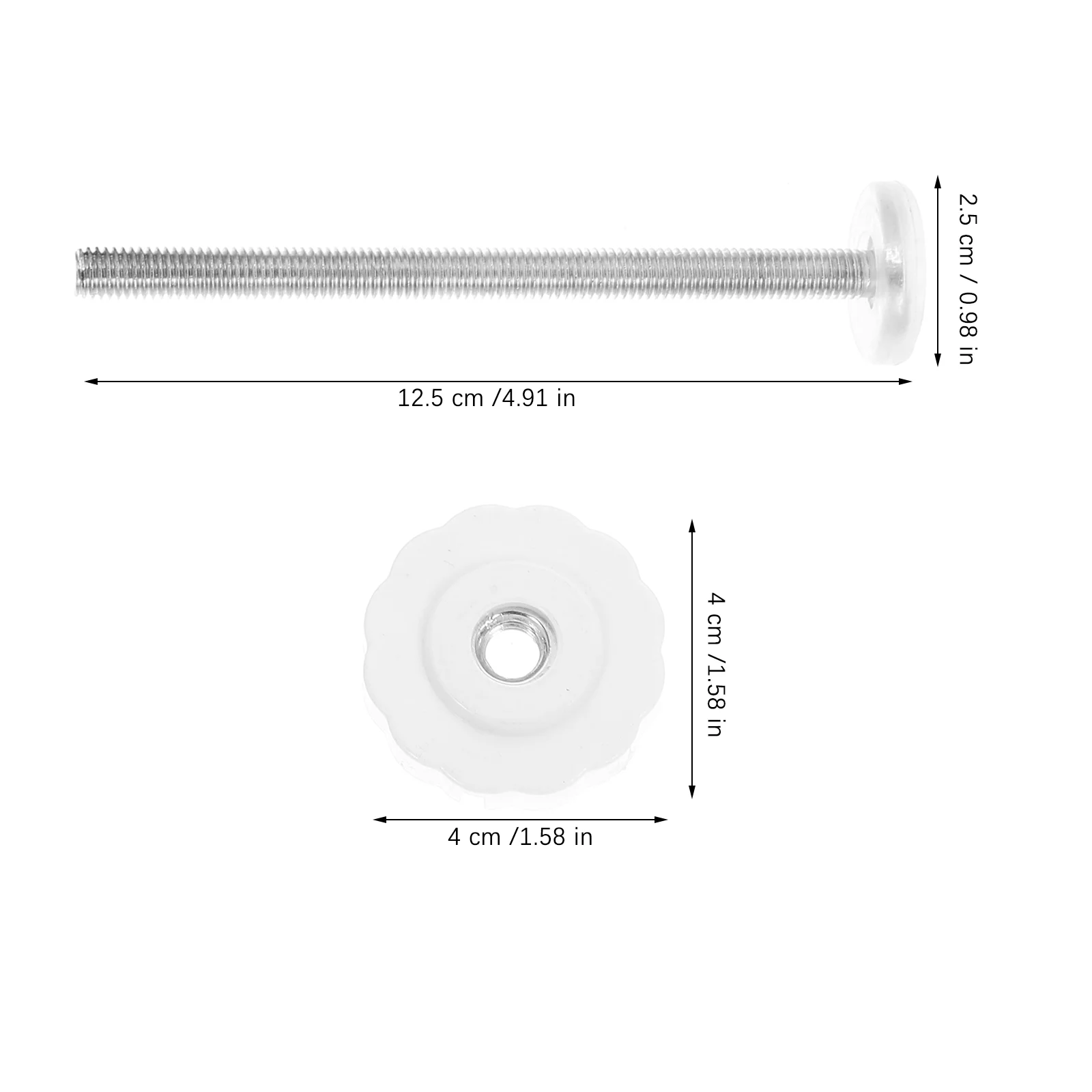 Stair Gate for Round Banister Gates Baby Hardware Spiral Threaded Rods Bannister Attachment