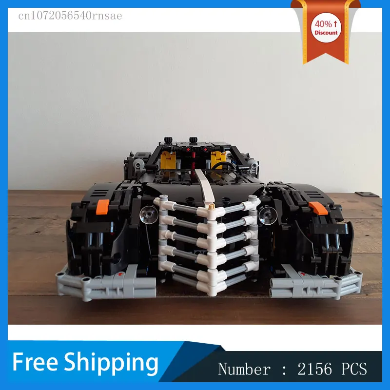 MOC Bausteine Technologie Racing DIY Ziegel Stadt Sport Auto 2156 Teile Montieren Spielzeug Geburtstag Geschenk Weihnachten Geschenk