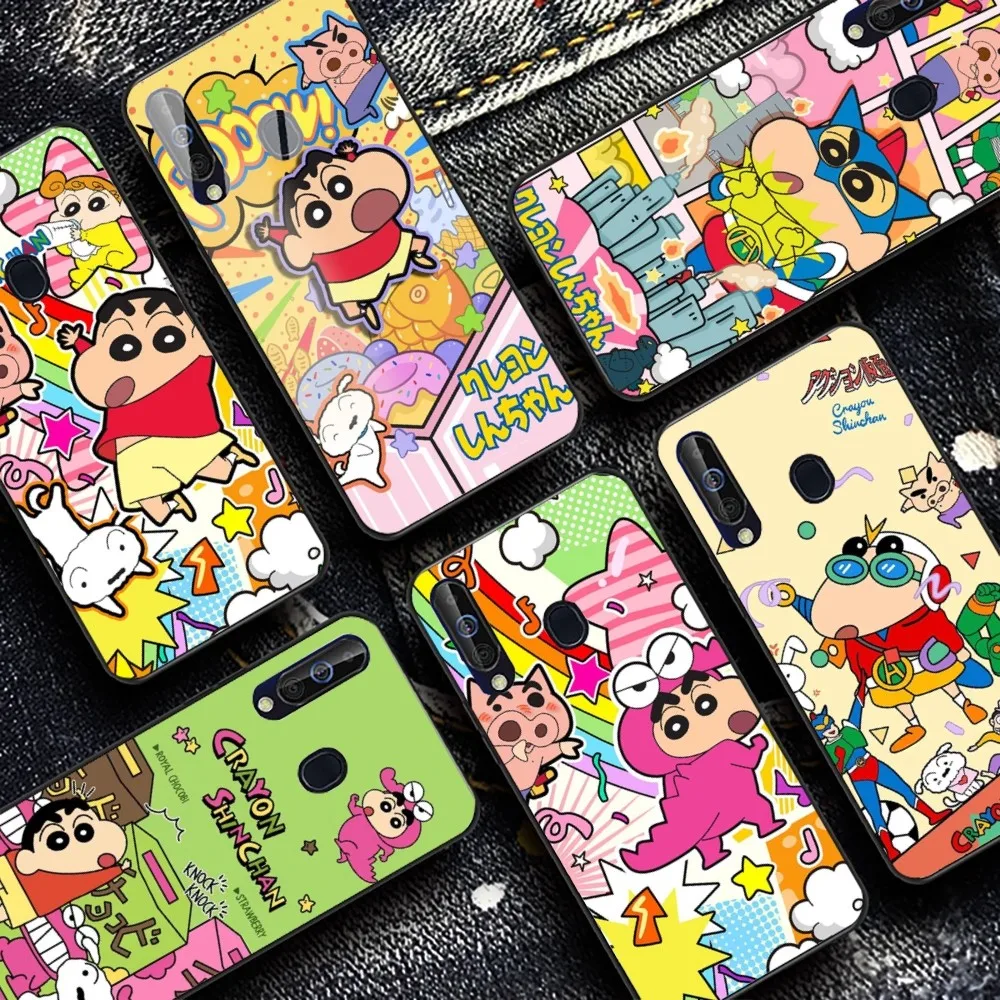 C-Crayon S-Shin Chan Cute Fashion Phone Case For Samsung A 10 11 12 13 20 21 22 30 31 32 40 51 52 53 70 71 72 73 91 13 Shell