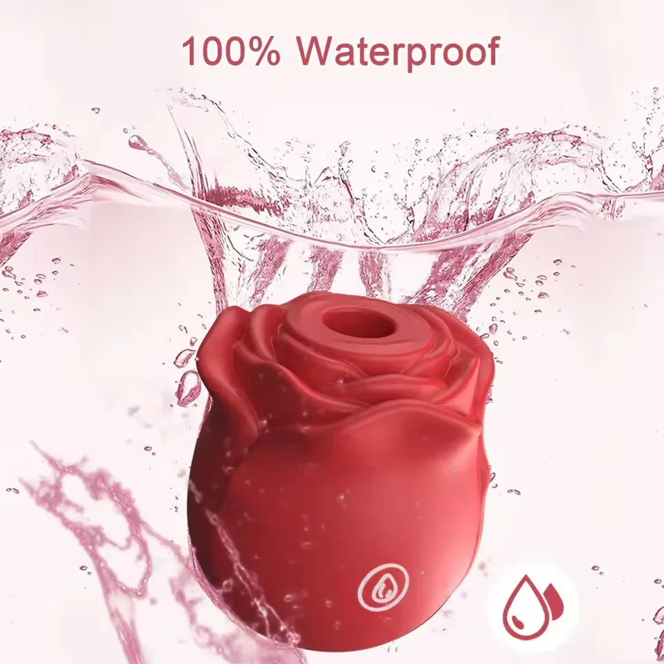 Rose Vagina Sucking Vibrator Women Nipple Anal Massager Oral Clitoral Vacuum Stimulator Female Masturbator Sex Toys for Adults view 6