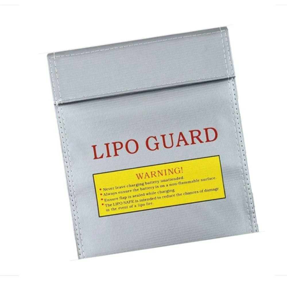 Lipo Guard Safety Bag Fireproof Explosion-Proof Portable Lipo Safety Bag 215*115*155mm for RC FPV Racing Drone Car Battery Safe