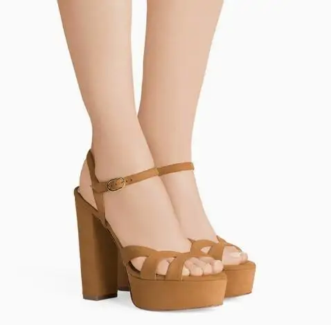 

Серые летние сандалии из кожи питона с открытым носком на платформе, женские, золотисто-коричневые, черные, на массивном каблуке, с ремешком на пряжке, для вечеринок и торжественных мероприятий