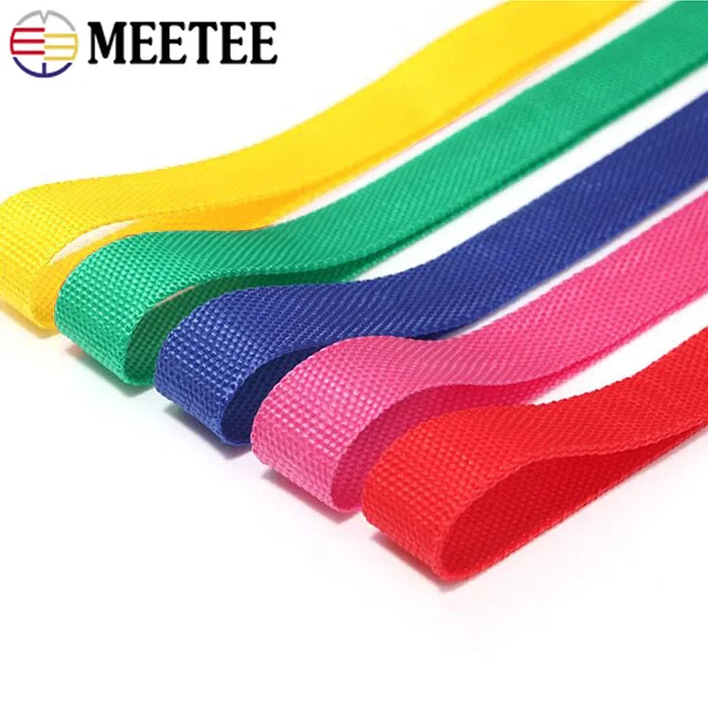 100Yards 20mm Webbing Ribbons for Strap Backpack Belt Band Webbings Tape Dog Collar Bag Garments Bias Binding DIY Accessories