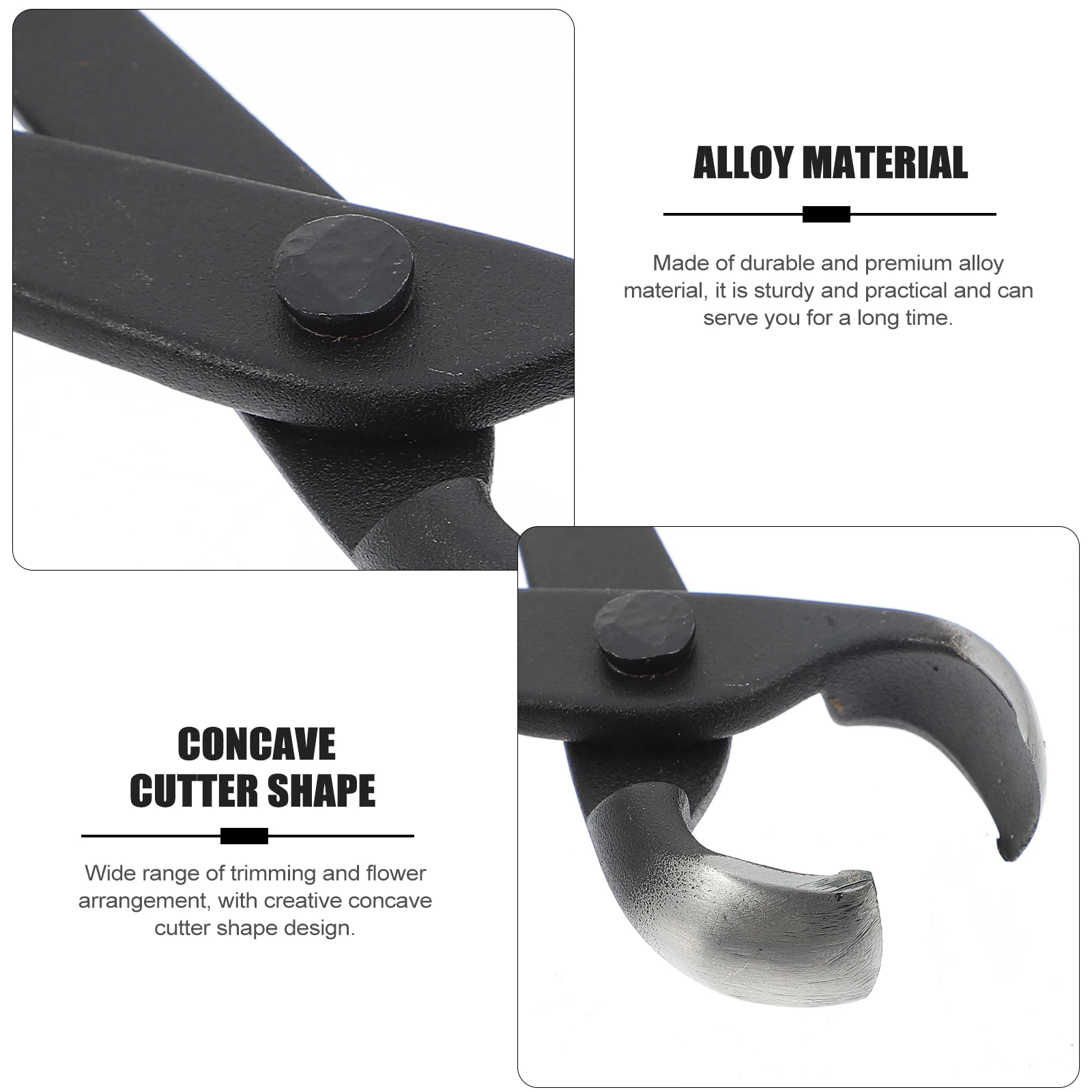 

Bonsai Pruning Shears Spherical Japanese Concave Alloy Knob Plant Heavy Duty Premium Material Sturdy Practical Gardening