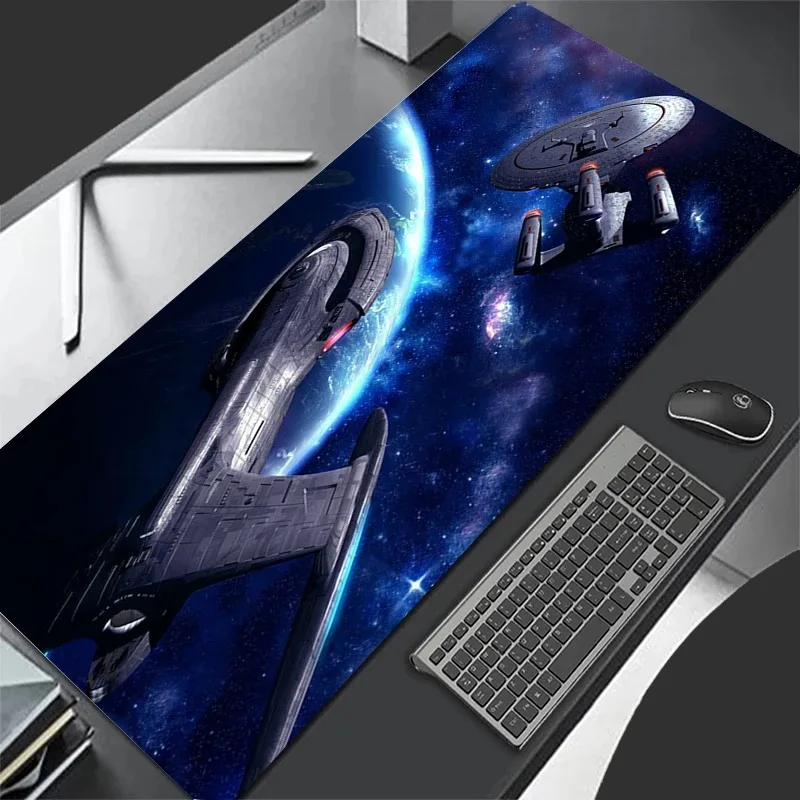 SF S-Star-Trek ゲーミングマウスパッド XXL キーボード ゲーマー オフィス マウスパッド ラップトップ コンピューターテーブル スピードデスクマット アニメ マウスカーペット