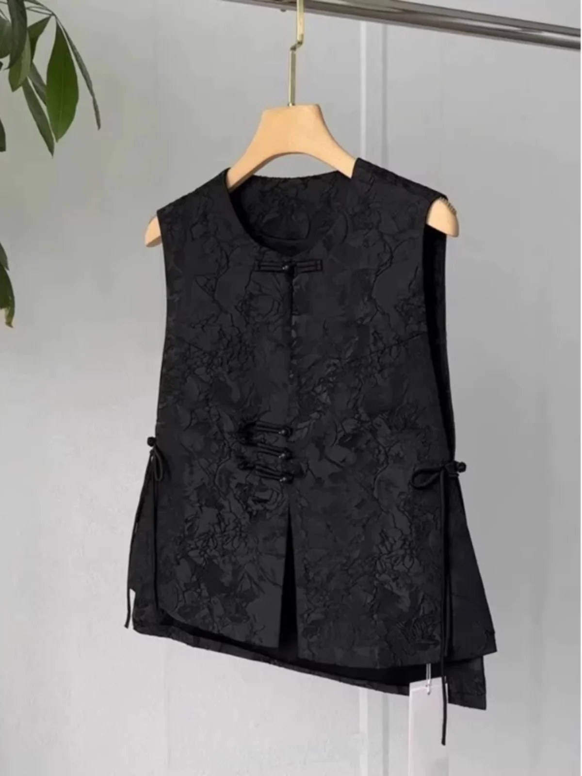 

Bla новый китайский жилет на пуговицах Bal, женский весенне-летний топ с вышивкой в стиле ретро, национальный тренд, многослойный