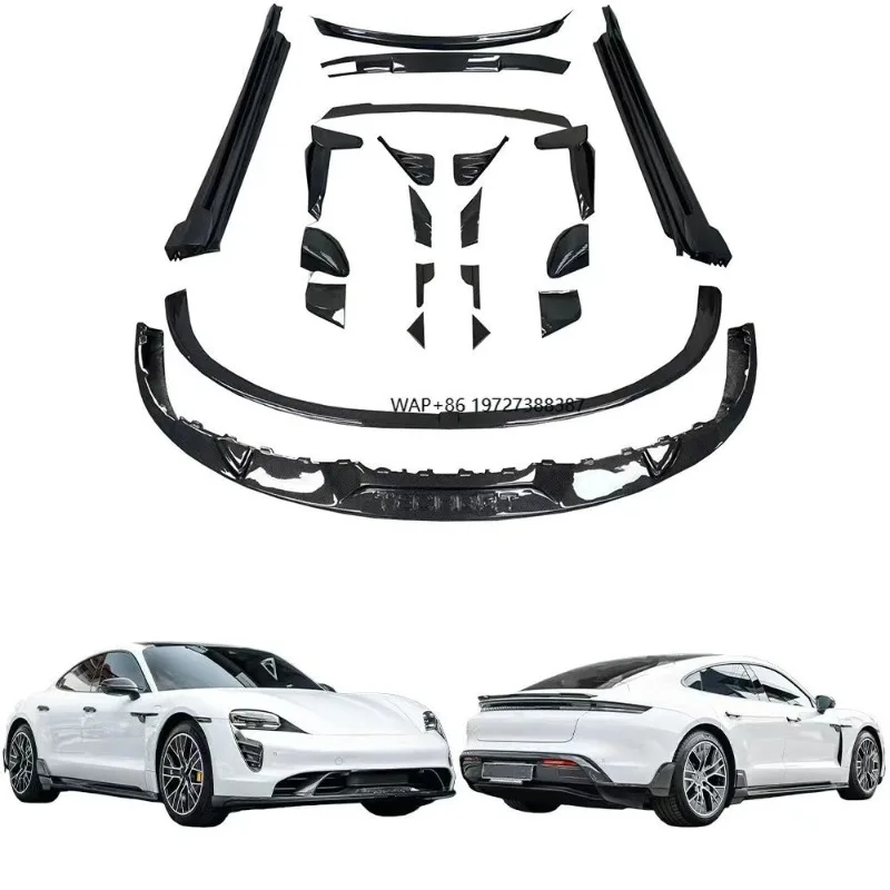 

For Bentayga New Model Limited Edition W12 Carbon Fiber Body Kit - Front Lip, Side Skirts, Rear Lip & Spoiler