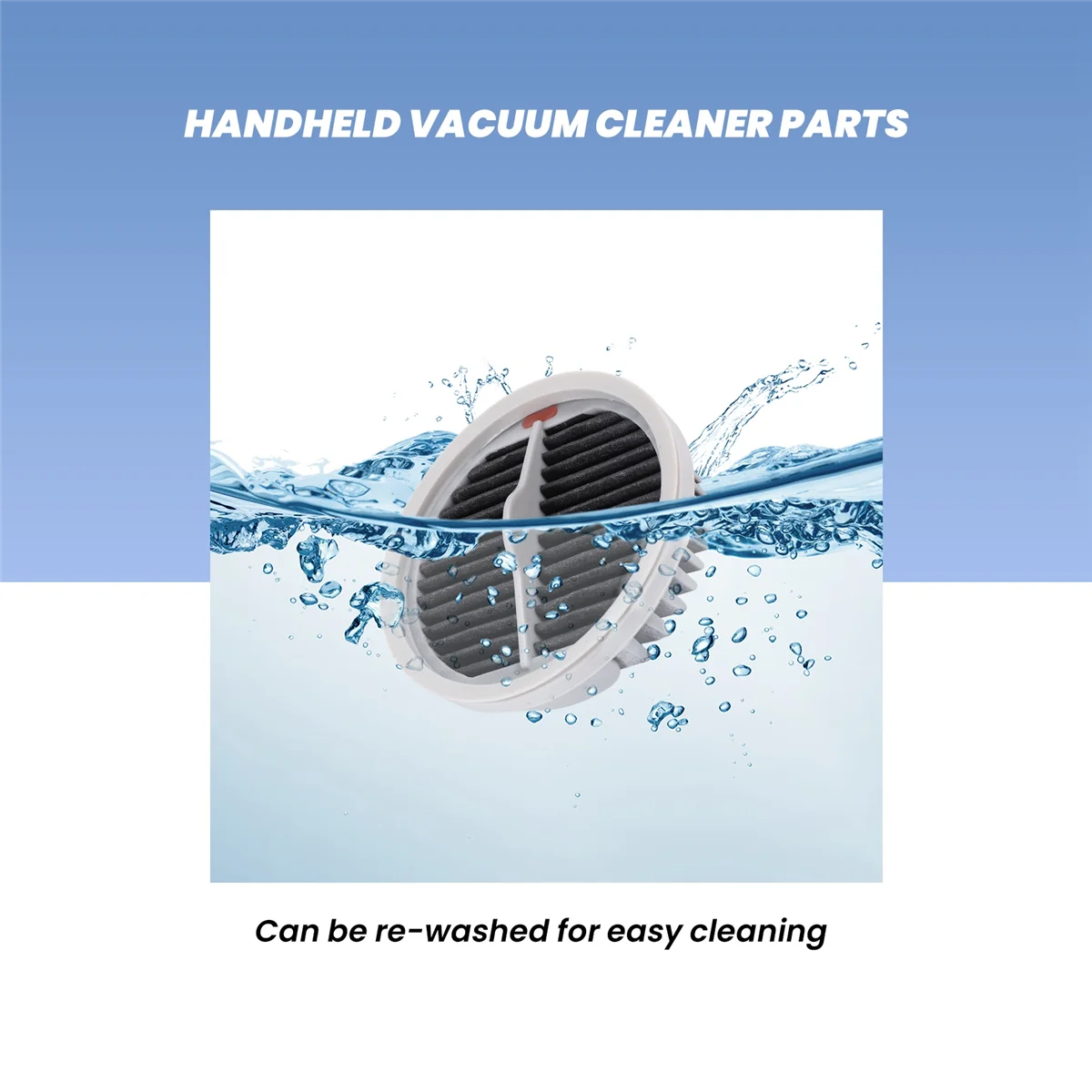 5 шт. моющийся HEPA-фильтр для беспроводного пылесоса Xiaomi Roidmi X20/X30/X30/S2/F8 Storm Pro_ABLE