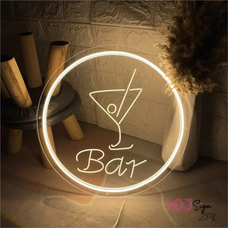Bar Neon sign Design Home Girl Boy Bedroom Decoration LED Neon Light for Party Table Decor Night Lights Kitchen Housebar