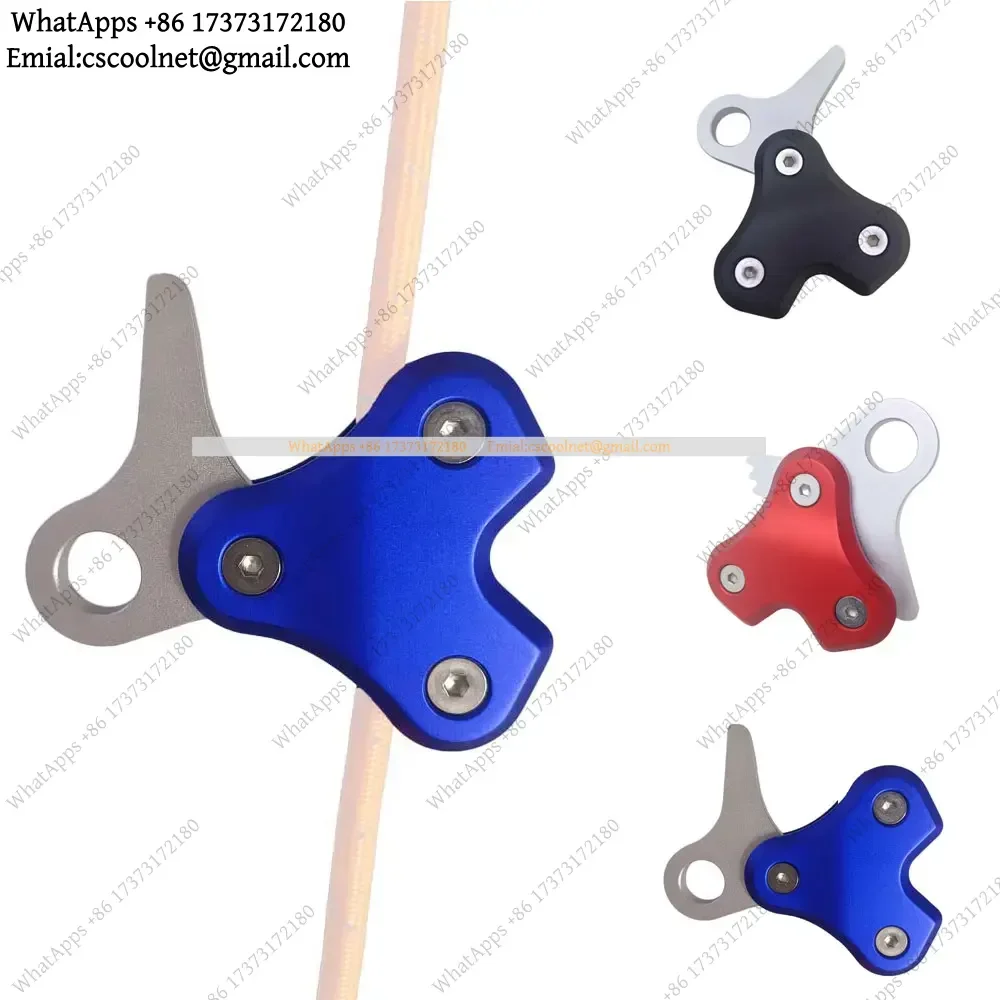 k06 Aluminum Alloy Freediving Rope Pulley Retractor 8-10mm Diving Rope Release Device Pulling System
