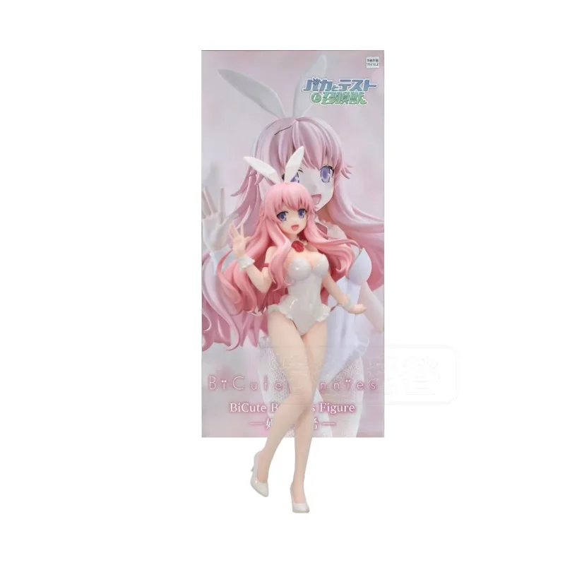 

Original Genuine Model FuRyu BiCute Bunnies Baka and Test Summon the Beasts II 28cm Himeji Mizuki Figure Anime Figurine PVC Toys