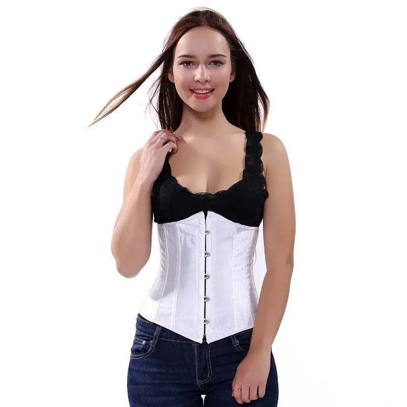 Corset amincissant pour femmes, noir et blanc, ceinture de smoking, bustier, ceinture amincissante, vêtements de corps en saillie, ceintures de