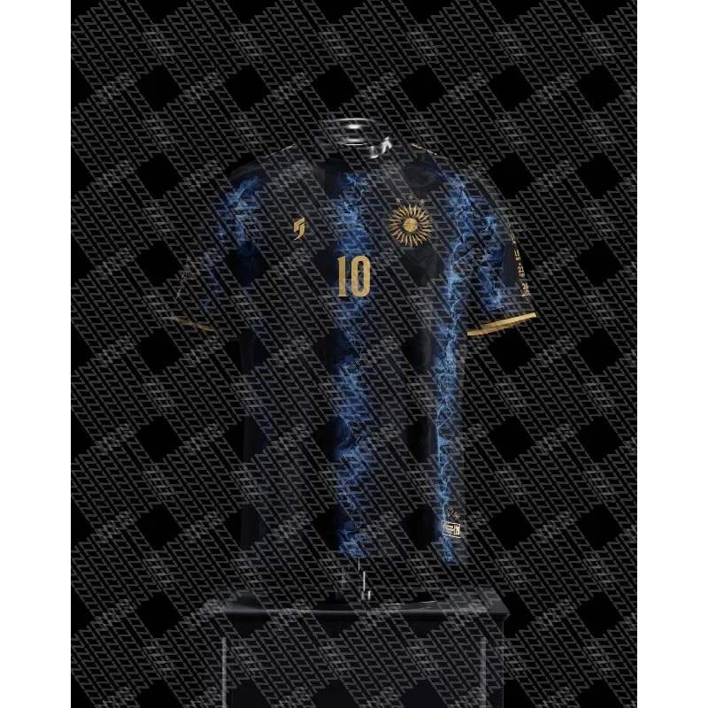 2026 Summer La Pulga Messi Mens Training Soccer Short Sleeve The Argentinian #10 Breathable Quick-drying Uniform Football Jersey