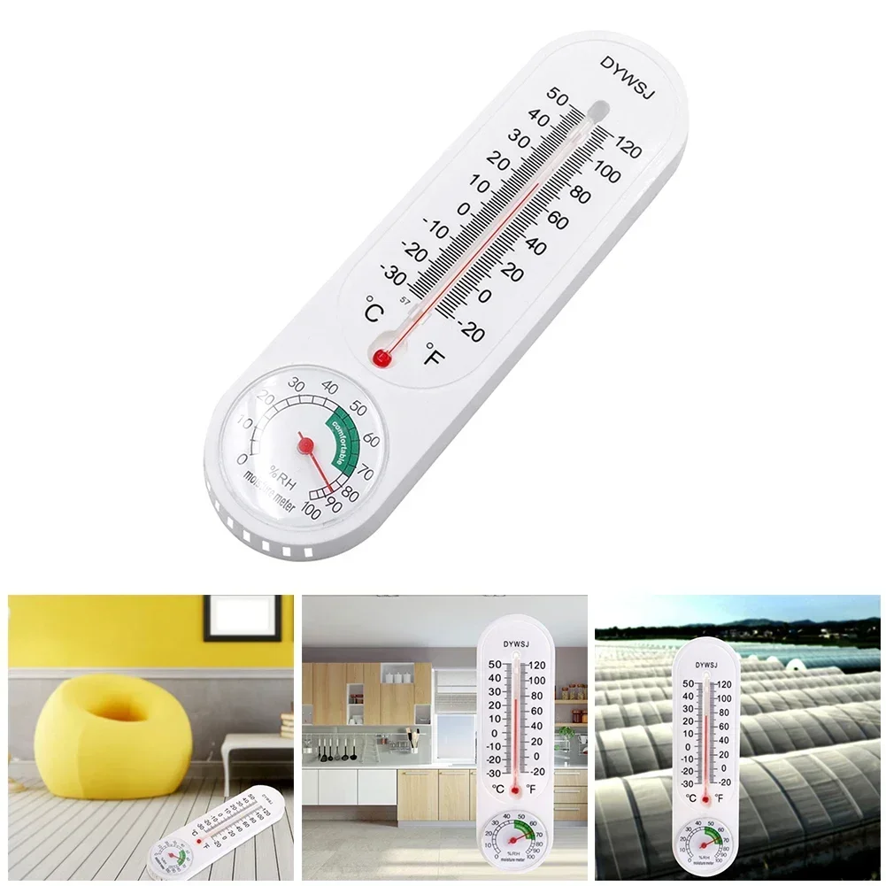 Wall Thermometer Indoor Outdoor Hang Large Wall Analog Patio Thermometer Mounting Bracket Temperature Reader Tools Accessories