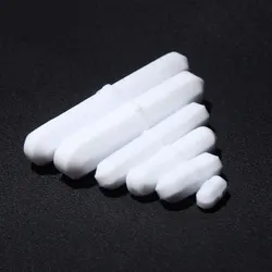 Type-B 3-10mm OD x 6-100mm Length Magnetic Stirrer Bar PTFE Mixer Stir Bars Chemical Laboratory