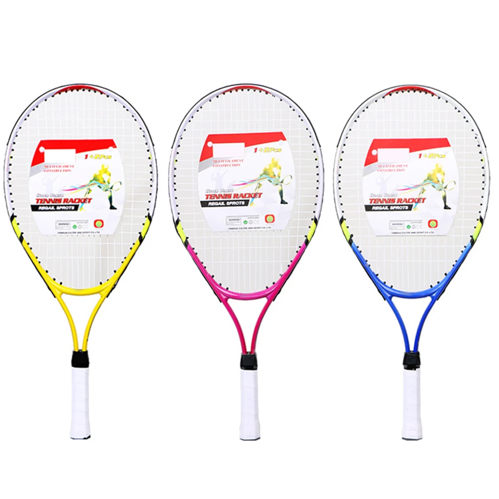 

Junior Tennis Racket Alloy Frame Durable Practical Oxford Bag Kids Teens Outdoor Sports Game Toy Professional Set