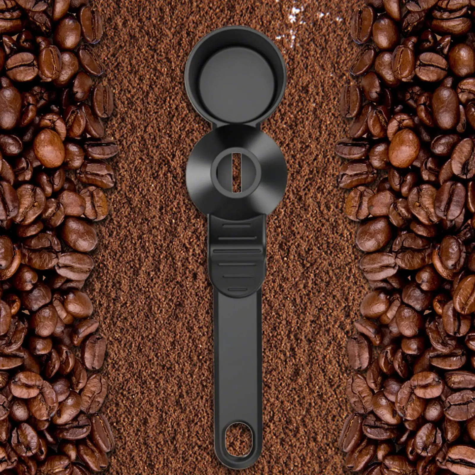 

Coffee Measuring Spoon Stainless Steel Coffee Measuring Spoon with Sealed Bag Holder for Tea Kitchen tools